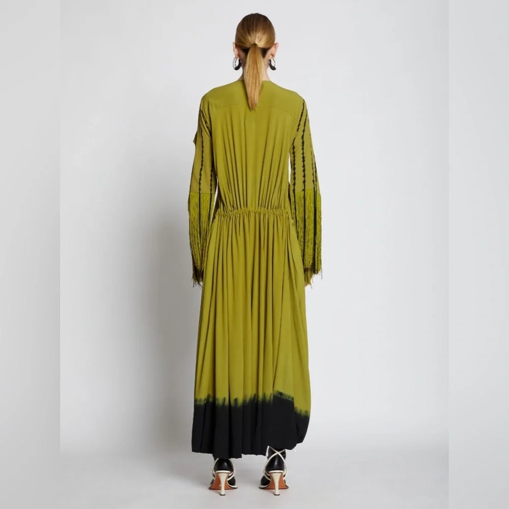 Proenza Schouler Tie Dye Fringe Tunic Dress - Picture 8 of 10